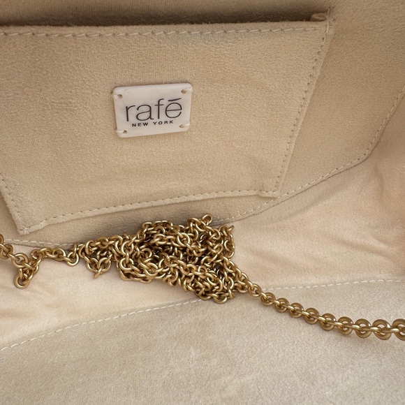 RAFE New York Sofia Octagon Multicolor Hexagonal Clutch Blue Tassel rainbow Bag - Picture 9 of 10